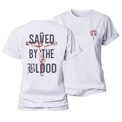 Women's Saved By Blood Cotton T-Shirt
